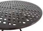 Savannah Outdoor Aluminum Round Dining Table