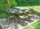 Savannah Outdoor Aluminum Oval Dining Table