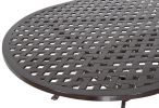 Savannah Outdoor Aluminum Oval Dining Table