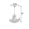 Crystal Orb Basket Chandelier