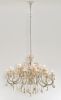 Hollywood Brush 18 light Silver Chandelier