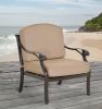 Savannah Outdoor Aluminum Club Chair