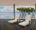 Astoria Outdoor Swivel Chaise Lounge Set Of 3