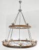 Two Tier Ridge Line 56" Chandelier