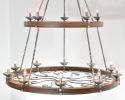 Two Tier Ridge Line 56" Chandelier