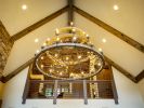 Three Tier Ridge Line 75" Chandelier