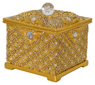 Jeweled Gold Table Box